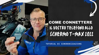 Come connettere telefono al nuovo T-MAX 2022