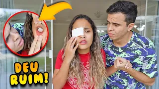 ACONTECEU ALGO BIZARRO COM MEU OLHO! - (ELE SE DESESPEROU)