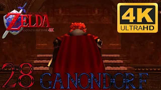 Zelda Ocarina of Time 3D (4K60) - 100% Walkthrough Longplay - Part 28 - Ganondorf