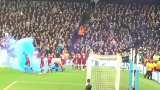 Liverpool fans in Etihad Stadium  having fun ( Man city 1-2 Liverpool)