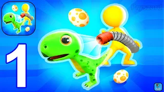 My Dinosaur Land - Gameplay Walkthrough Part 1 Tutorial New Dinosaurs Land Unlocked (Android,iOS)