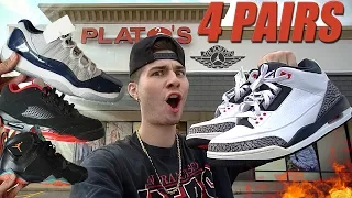 4 PAIRS OF JORDANS COP'T IN THE THRIFT SHOP! $400 JACKET FOUND! Trip to the Thrift #186