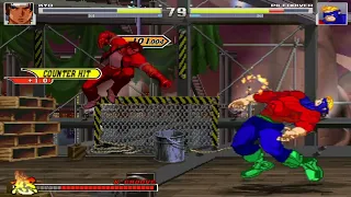 Kyo (CvS) vs Piledriver - MUGEN