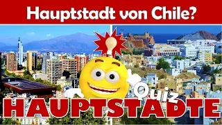 🏟️ Kennst du alle Hauptstädte? | Geo Allgemeinwissen Test 🏣