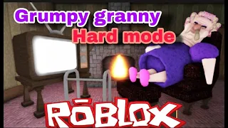 GRUMPY GRAN! (SCARY OBBY) Roblox Gameplay Walkthrough [HARD MODE] First Place [4K]