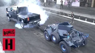 Duramax Diesel Topkick 4500 vs. Tank Tug-o-War!