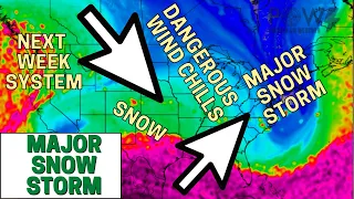 Major Snowstorm With Feet Of Snow & Blizzard Conditions! Next Week Looking Interesting! POW Weather