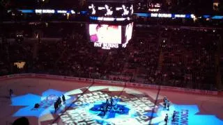 Pat Burns Tribute at Leafs Game