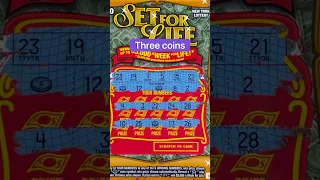 🪙🪙🪙Triple INSTANT WIN! #newyorklottery #scratchers #setforlife #fun #money #shorts #lotto