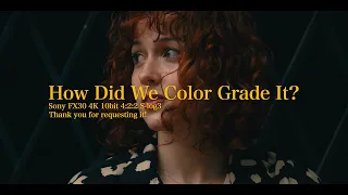 Video Portrait Color Grading Tutorial | Sony FX30 4K 10bit 4:2:2 S-log3 Footage