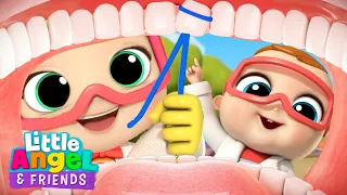 My Tooth Is Falling Out! | Little Angel And Friends Kid Songs