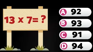 13-x1=13 Multiplication,Table of Thirteen Tables Song Multiplication Time of tables. trivia Quiz