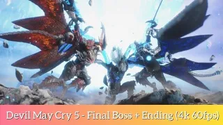 Devil May Cry 5 - Final Boss + Ending (4k 60fps)