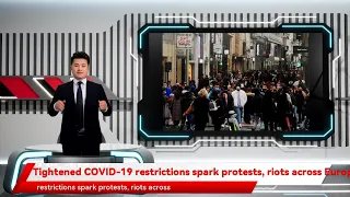 Tightened COVID-19 restrictions spark protests, riots across Europe amid new pandemic wave