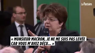 Une maire à Macron : « Je ne me suis pas levée car vous m'avez déçu »