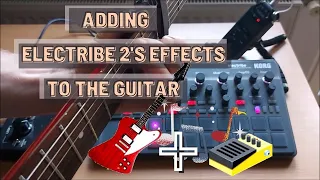 Electribe 2 as a Guitar Effect Pedal // How to use FX on 'Audio In'?