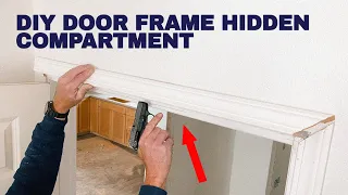 DIY Door Frame Hidden Compartment!