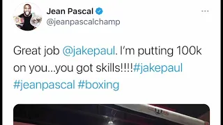 Jean Pascal bets 100k on Jake Paul | esnews boxing