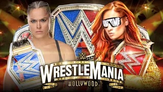 Ronda Rousey VS Becky Lynch at Wrestlemania 39 || Dream Match || WWE