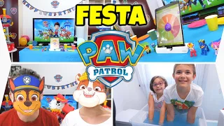 LA FESTA DI COMPLEANNO DEI PAW PATROL: Giochiamo con i Cuccioli