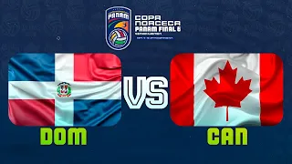 REPÚBLICA DOMINICANA VS CANADA - DIA 4 - PANAMERICANO FINAL SIX - 2022