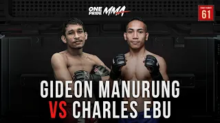 [Adu Jotos Sengit] Gideon Manurung Vs Charles Ebu | Full Fight One Pride MMA FN 61