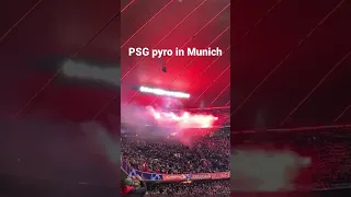 Bayern Munich vs. Paris Saint-Germain Champions League pyro choreo FCB München PSG Bavaria