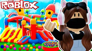 ESCAPAMOS DEL INFLABLE GIGANTE!!!😱😂 BEBENOOBSI Y BEBENOOB EN Escape Inflatable Obby ROBLOX