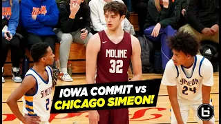 FUTURE IOWA HAWKEYES Owen Freeman, Brock Harding, Moline Maroons vs Nationally-ranked CHICAGO SIMEON