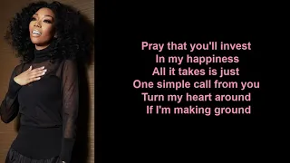 Sittin' Up In My Room by Brandy (Lyrics)