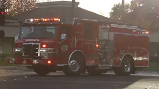 Modesto Fire Dept. Engine 5 Responding Code 3