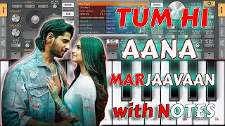 How to play TUM HI AANA Song on ORG 2023 / 2024 || NOTES || Step by Step Tutorial || @pianoonmobile