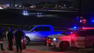 1 shot in suspected road rage incident on tollway near West Airport; Gunman remains at-large