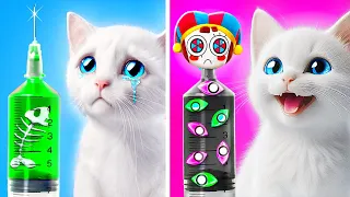 My Kitty Loves Digital Circus 😻🤡 Best Hacks for Pet Owners by Yay Time! FUN