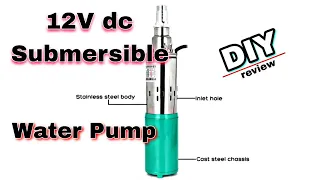 12v submersible water pump DIY review