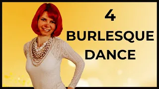 Sensual BURLESQUE DANCE Sequence in 4 steps- Burlesque Dance Tutorial