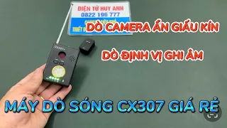 Máy dò sóng cx307 giá rẻ mẫu mới 2024 , máy dò camera giấu kín , máy dò định vị ghi âm