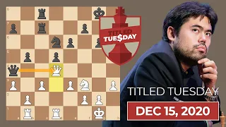 @GMHikaru's Unreal Titled Tuesday Score