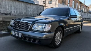 Кабан с малым пробегом: Mercedes W140 1995 года S 320 тест обзор