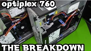 PART 1 DISASSEMBLING A DELL OPTIPLEX 760 FOR MW3 THEME GAMING PC