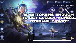 IS 56 TOKENS ENOUGH TO GET LESLEY'S ANNUAL STARLIGHT? | ANNUAL STARLIGHT 2022 DRAW EVENT | MLBB 2022