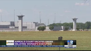 Appeals court vacates order delaying woman's execution