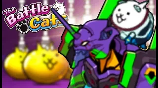 43 EVANGELION CAPSULE DRAW | The Battle Cats (Part 75) | Update 6.10, Reaction, Evangelion Collab