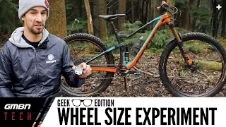 MTB Wheel Size Experiment | 29er Front & 27.5+ Rear Geek Edition