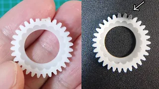How to repair damaged plastic gears