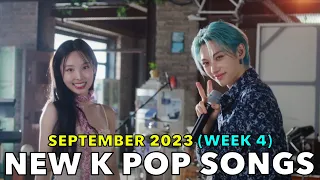 NEW K POP SONGS (SEPTEMBER 2023 - WEEK 4) [4K]