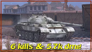 T-54 ltwt • 6 frags • 5.7k dmg • WoT Blitz