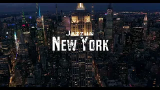 NIGHT JAZZ New York City in 4K | 3 Hour Drone Aerial Relaxation Film | Manhattan NYC 2023