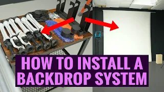 How To Install Backdrop Roller System For Photo/Video (Neewer, Fotoconic)