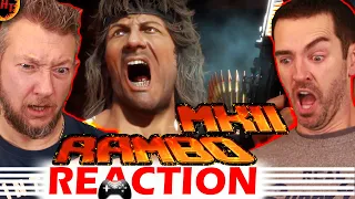 ''Rambo'' Gameplay Trailer REACTION - Mortal Kombat 11 ( mk11 )